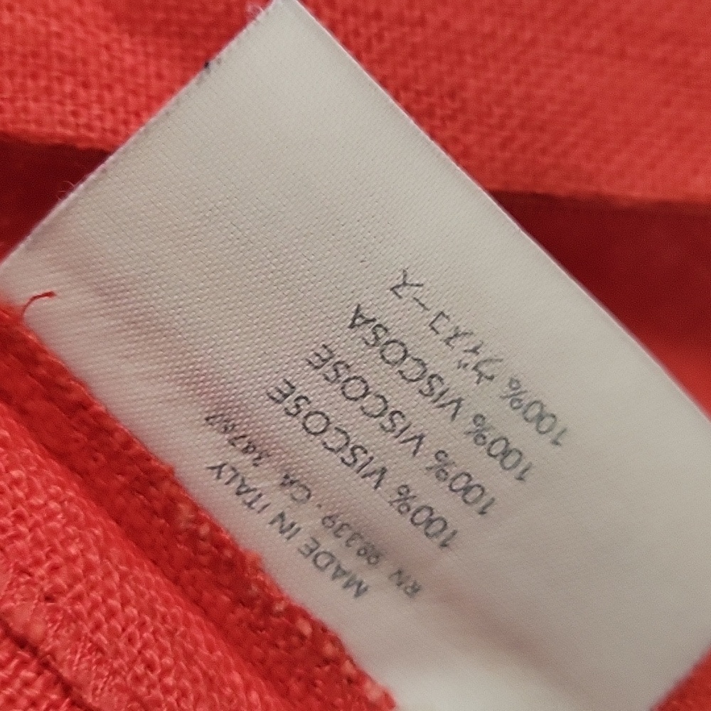 Prada Vintage 90's Sleeveless Linen Top Size - Picture 9 of 10